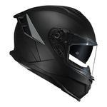 Capacete Norisk Strada 2 Monocolor - Preto Fosco (Viseira Solar)