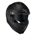 Capacete Norisk Strada 2 Monocolor - Preto Fosco (Viseira Solar)