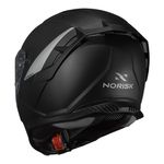 Capacete Norisk Strada 2 Monocolor - Preto Fosco (Viseira Solar)