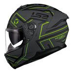 Capacete LS2 FF808 Stream 2 Maze - Cinza Fosco Preto