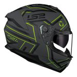 Capacete LS2 FF808 Stream 2 Maze - Cinza Fosco Preto