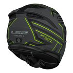 Capacete LS2 FF808 Stream 2 Maze - Cinza Fosco Preto