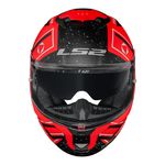 Capacete LS2 FF808 Stream 2 Maze - Laranja Fosco Preto