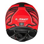Capacete LS2 FF808 Stream 2 Maze - Laranja Fosco Preto