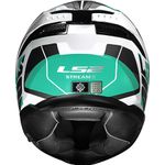 Capacete LS2 FF808 Stream 2 Road - Branco Verde