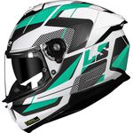 Capacete LS2 FF808 Stream 2 Road - Branco Verde
