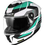 Capacete LS2 FF808 Stream 2 Road - Branco Verde