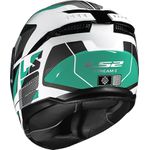 Capacete LS2 FF808 Stream 2 Road - Branco Verde