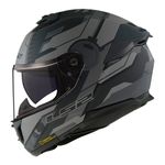 Capacete LS2 FF808 Stream 2 Shadow - Titanium Fosco Cinza
