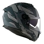 Capacete LS2 FF808 Stream 2 Shadow - Titanium Fosco Cinza