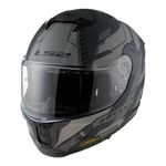 Capacete LS2 FF808 Stream 2 Shadow - Titanium Fosco Cinza