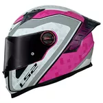 Capacete Ls2 Ff358 Pro Striker - Rosa/Cinza