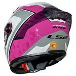 Capacete Ls2 Ff358 Pro Striker - Rosa/Cinza