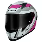Capacete Ls2 Ff358 Pro Striker - Rosa/Cinza