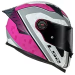 Capacete Ls2 Ff358 Pro Striker - Rosa/Cinza