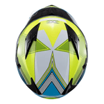 Capacete Texx Strike Superstar - Verde/Azul/Branco