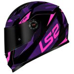 Capacete LS2 FF358 Tank - Preto Roxo 