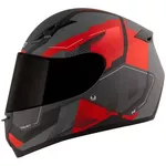 Capacete X11 Trust Pro Transit - Cinza/Vermelho