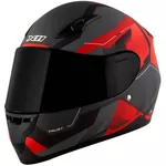 Capacete X11 Trust Pro Transit - Cinza/Vermelho