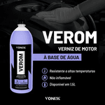 Verniz De Motor Verom Brilho Proteção Base Água 1,5L - Vonixx