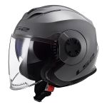 Capacete LS2 OF570 Verso Monocolor - Nardo Grey