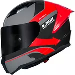 Capacete Ls2 Ff810 Vigo Vision - Cinza/Vermelho