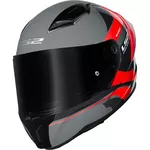 Capacete Ls2 Ff810 Vigo Vision - Cinza/Vermelho