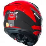 Capacete Ls2 Ff810 Vigo Vision - Cinza/Vermelho