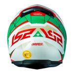 Capacete LS2 FF358 Draze - Branco Verde Vermelho