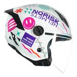 Capacete Norisk Neo (Aberto) Buddy - Branco
