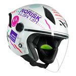 Capacete Norisk Neo (Aberto) Buddy - Branco