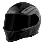 Capacete X11 Revo Pro - Surround - Preto/cinza Fosco