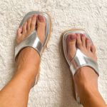 Chinelo Plataforma Prata
