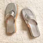Chinelo Plataforma Prata