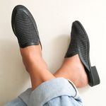 Mule Rafia Preto