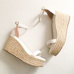 Sandália Anabela Corda Juliana Off White