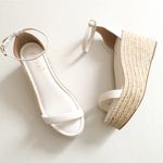 Sandália Anabela Corda Juliana Off White