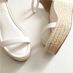 Sandália Anabela Corda Juliana Off White