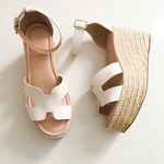 Sandália Anabela Corda Tereza Off White