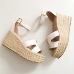 Sandália Anabela Corda Tereza Off White
