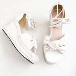 Sandália Anabela Helena Off White