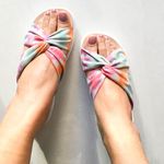 Sandália Flat Confort Tie Dye