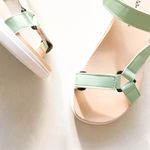 Sandália Papete Confort Verde Menta