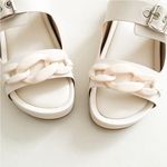 Sandália Papete Julia Off White