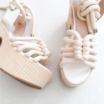 Sandália Plataforma Aline Off White