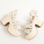 Sandália Plataforma Marina Off White