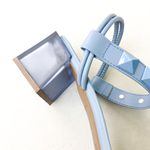 Sandália Bloco Degradê Azul Jeans