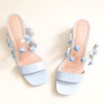 Tamanco Mule Vinil Joana Azul Jeans