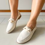 Mocassim Loafer Off White