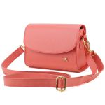 Bolsa Stella Tiracolo Mr. Gutt em Couro Legítimo Laranja - Ref-B-815-Laranja